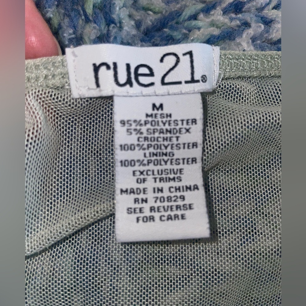 Rue21 light green bodysuit - Picture 5 of 5
